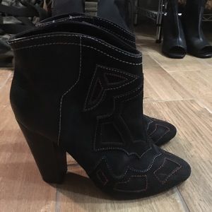 Bershka black booties